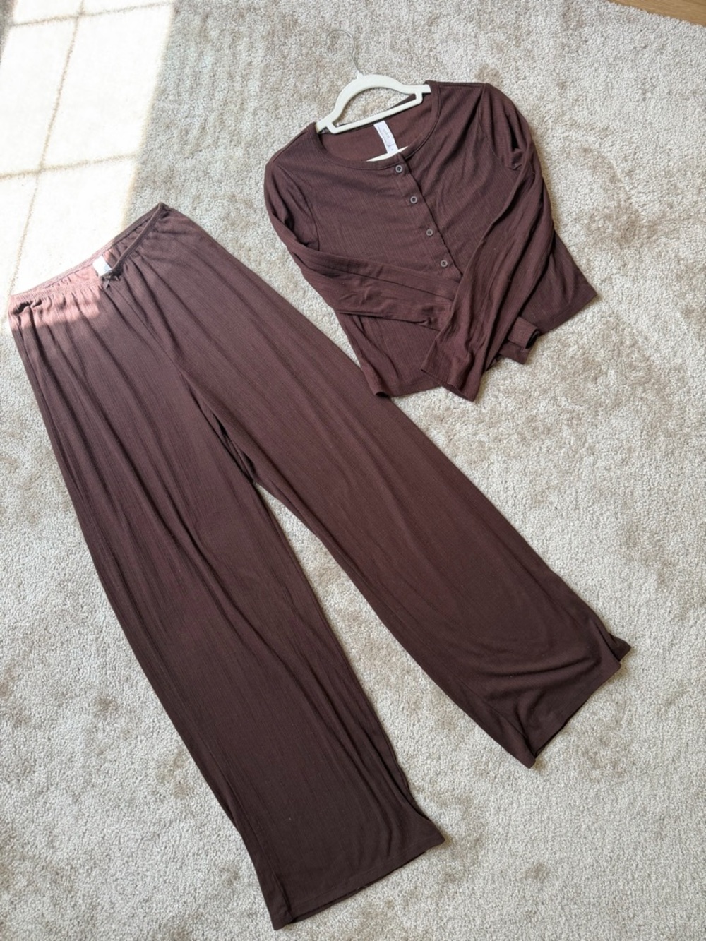 Ribbed Matching Set